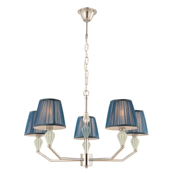 ثريا أسطوانة بحرية 5-Light مع لهجة سيراميك