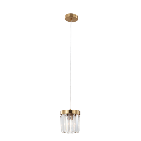 قاعدة واحدة E14 مصفحة بالذهب K9 Crystal Light