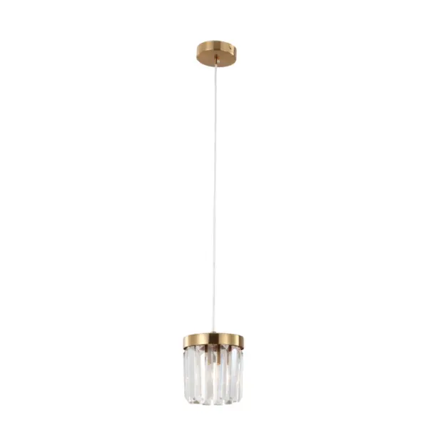 قاعدة واحدة E14 مصفحة بالذهب K9 Crystal Light